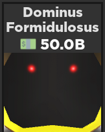 Dominus Formidulosus Case Clicker Roblox Wiki Fandom - roblox case clicker black dominust code