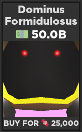 The Most Expensive Dominus In Roblox