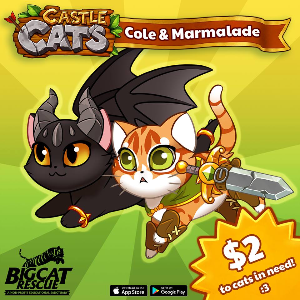 Image Cole & Marmalade Charity.jpg Castle Cats Wiki FANDOM
