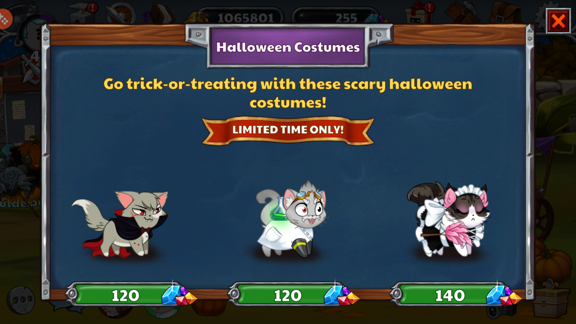 Image Halloween Costumes Offer.png Castle Cats Wiki FANDOM