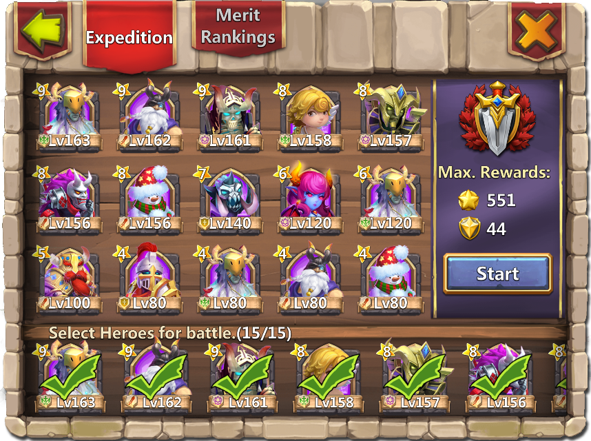 Image - Expedition page high might 2.png | Castle Clash ...