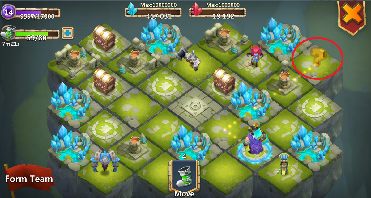 castle clash here be demon