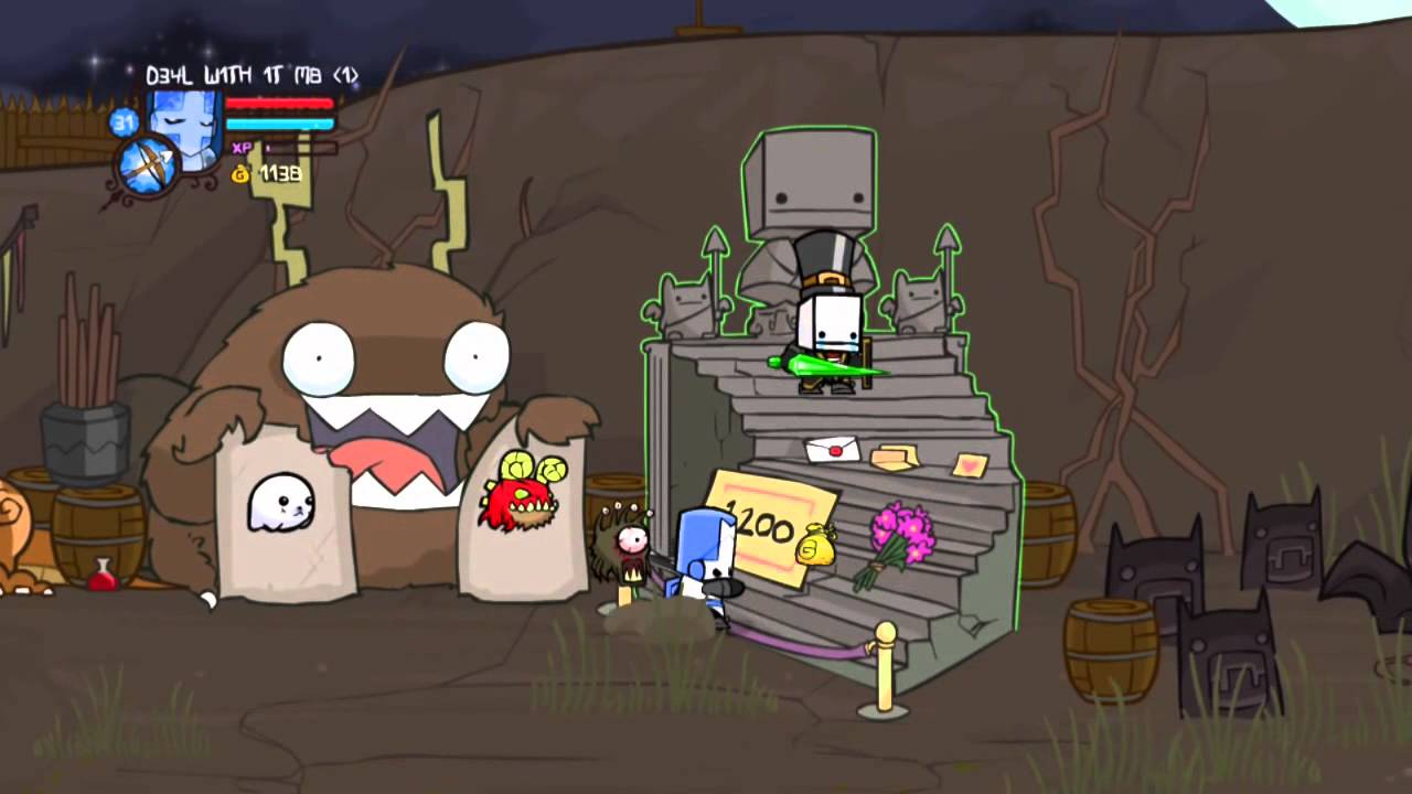 Как удалить сохранения castle crashers