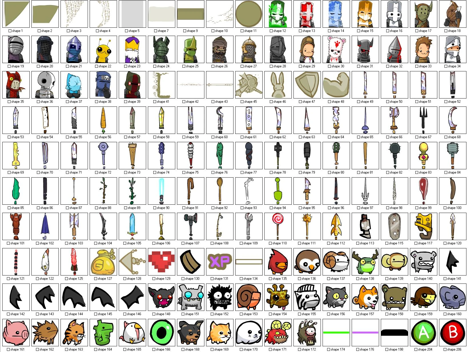 Image Mastersheet.jpg Castle Crashers Wiki FANDOM powered by Wikia