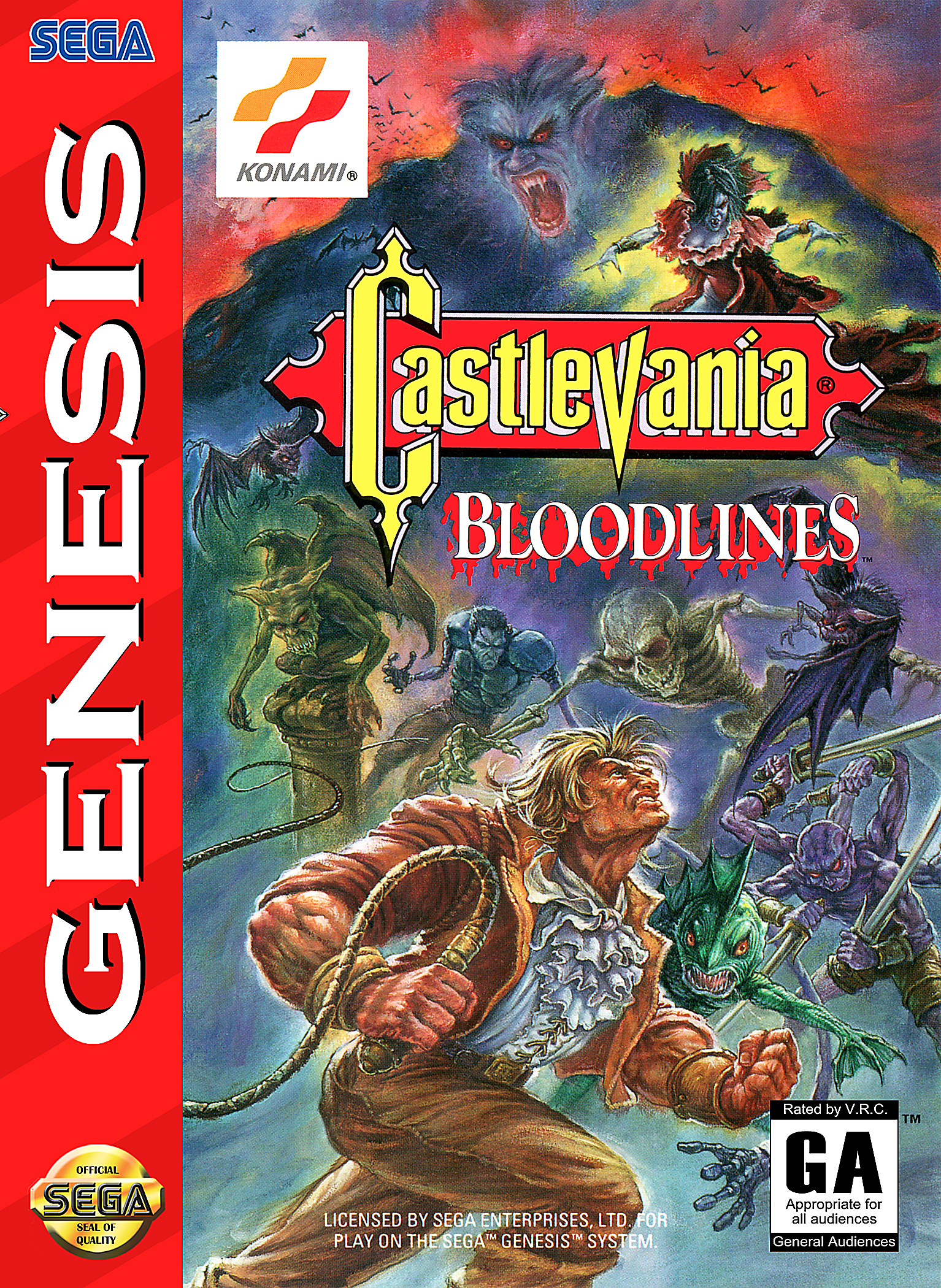 download castlevania bloodlines dracula