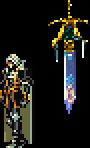 Resultado de imagem para sword familiar castlevania sotn gif