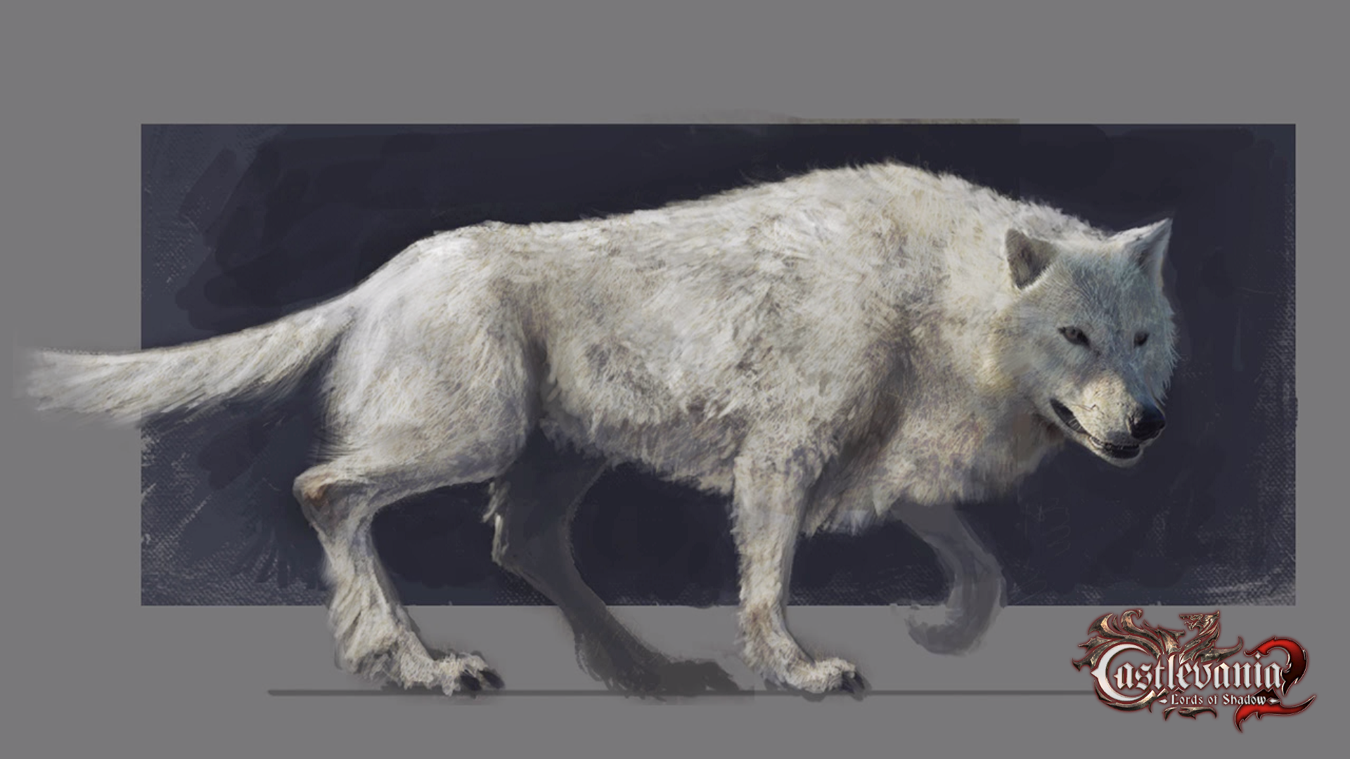white wolf forms