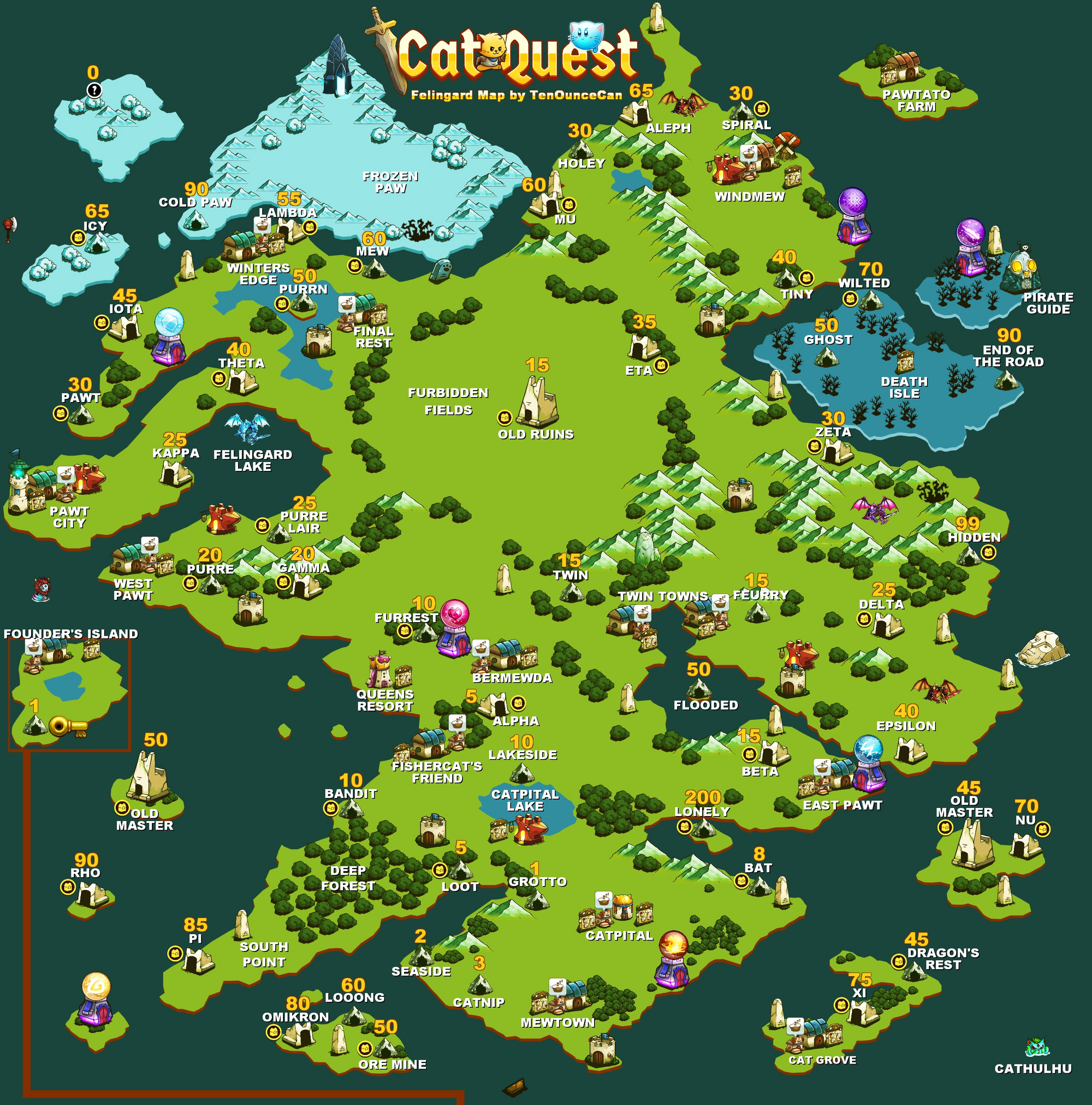 Cat map. Cat Quest 2 карта мира. Cat Quest 2 карта золотых сундуков. Cat Quest 2 карта всех сундуков. Вся карта Cat Quest.