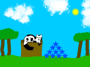 CatwhiteStarII