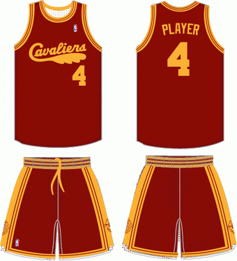 cavaliers jersey history