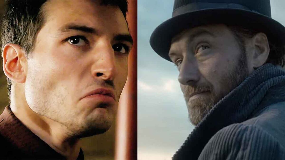 Credence Barebon Albus Dumbledore Crimes of Grindelwald