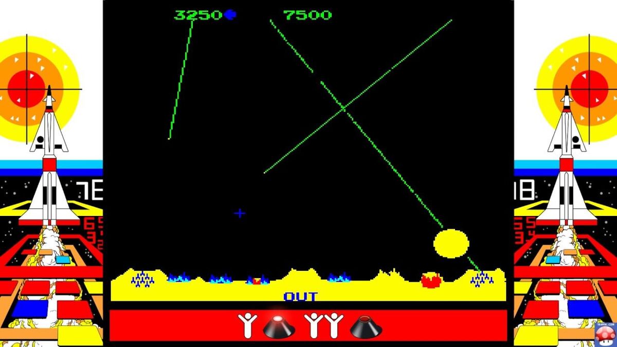 arcade game championship editions missile command atari