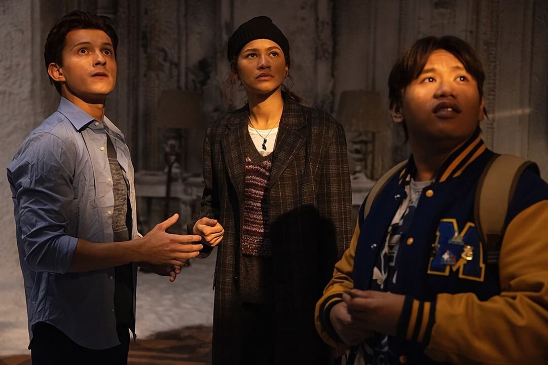 Peter Parker, Michelle Jones and Ned Leeds from the movie &quot;Spider-Man: No Way Home&quot;