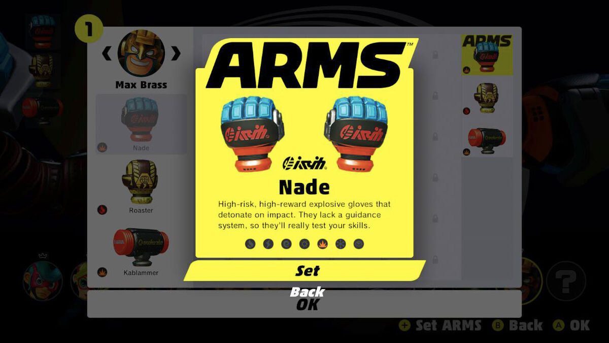 Arms update