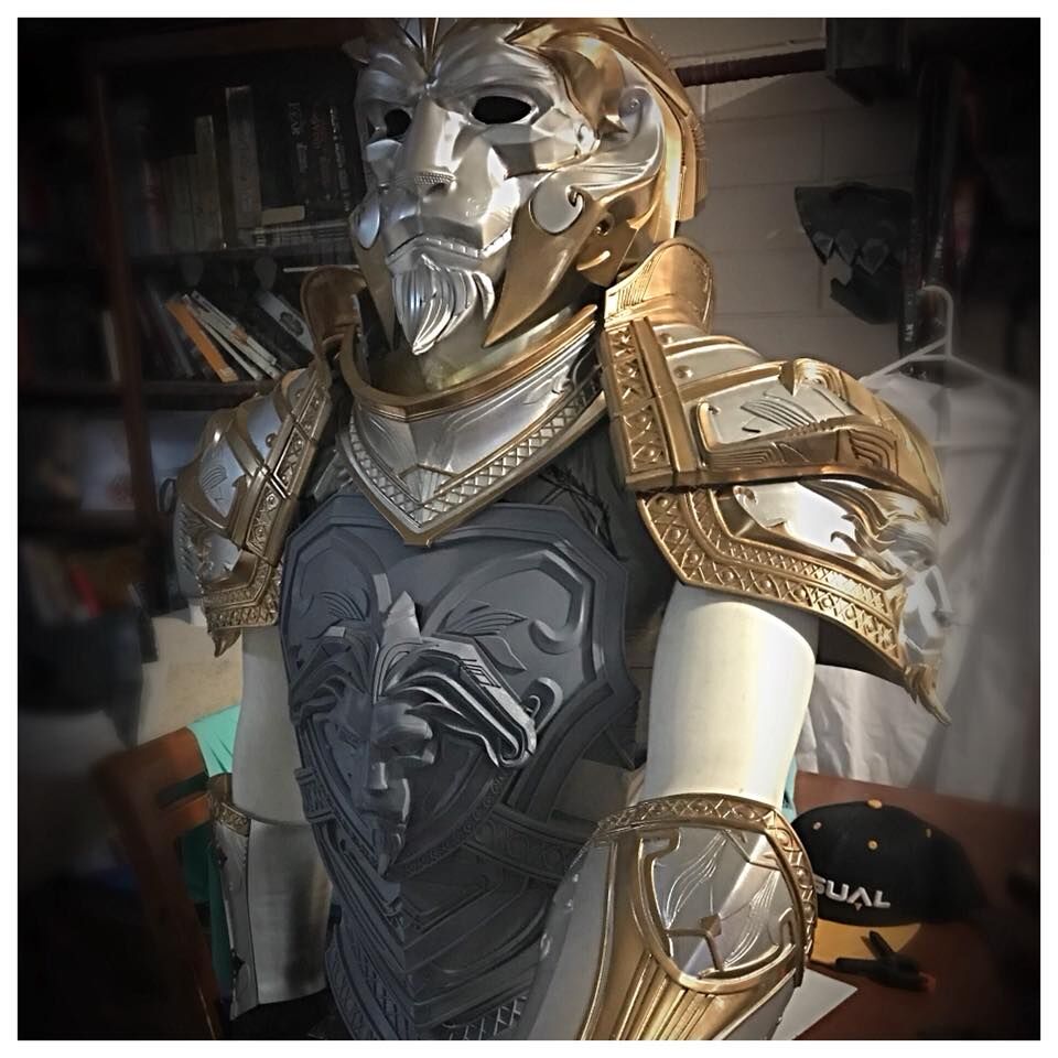 Prototype King Anduin cosplay armour.