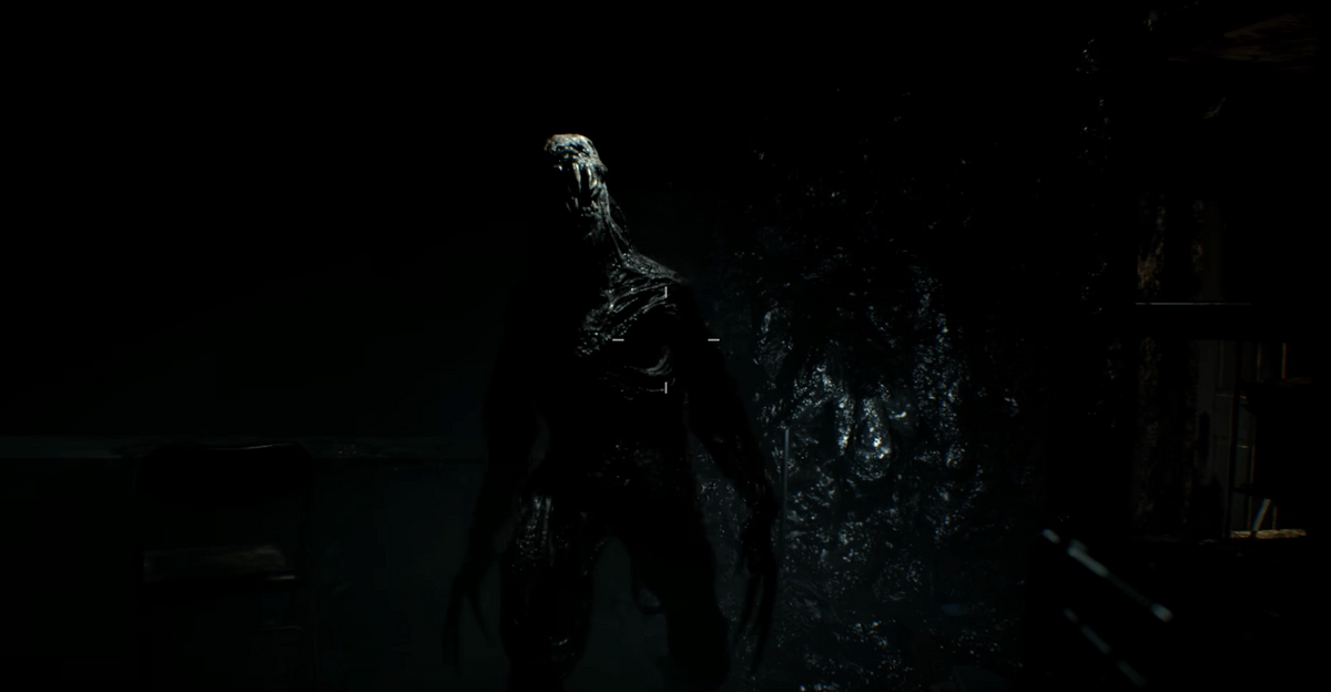 A monster in Resident Evil 7