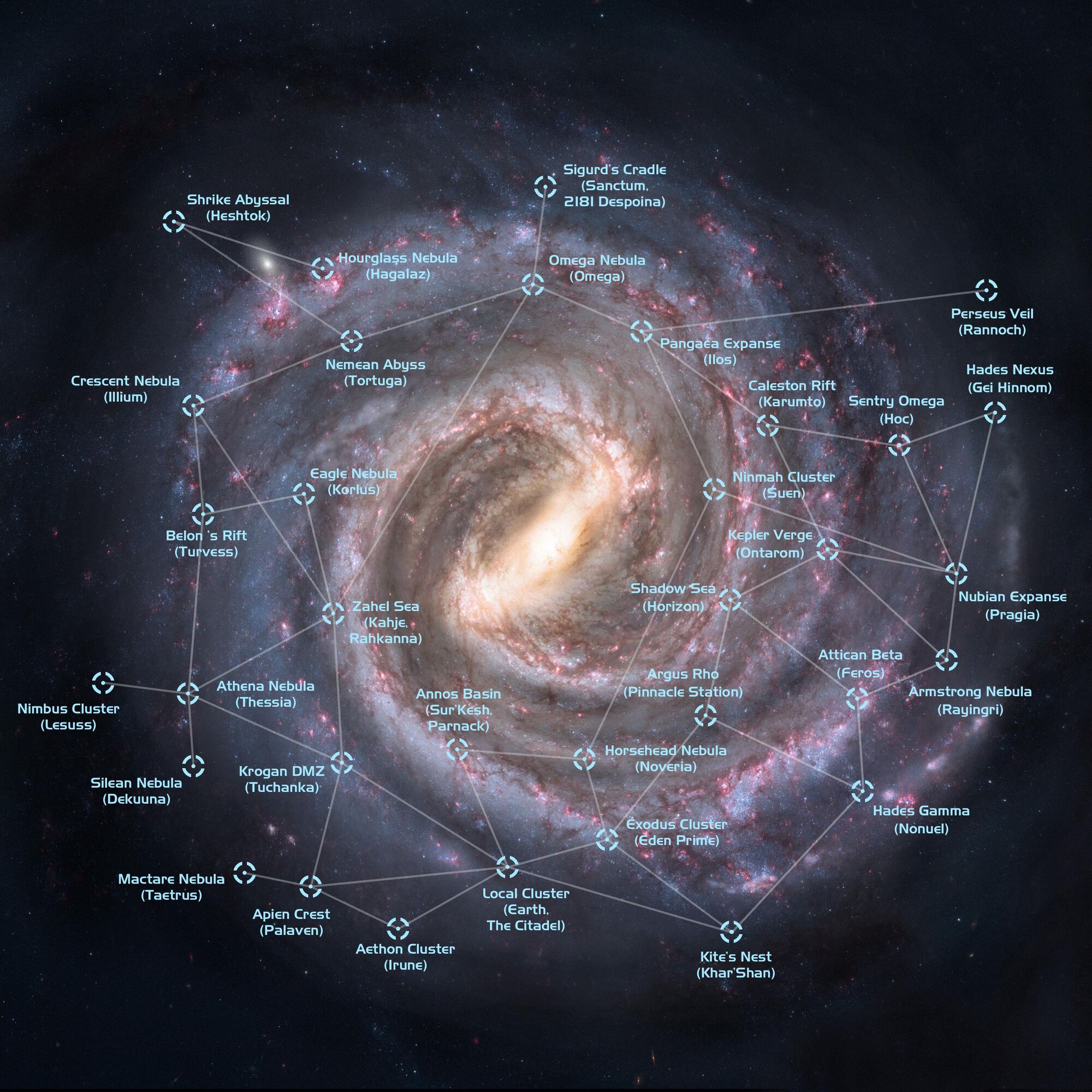 Mass effect 3 карта галактики с ресурсами