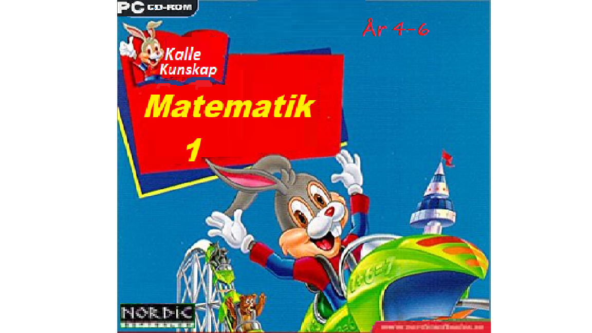 Kalle kunskap matematik 1 4 6 reader rabbit math ages 4 6 swedish