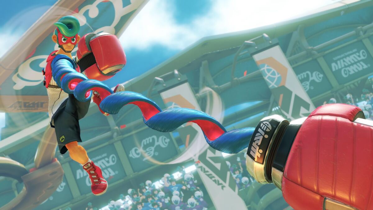 A screenshot of ARMS for the Nintendo Switch.
