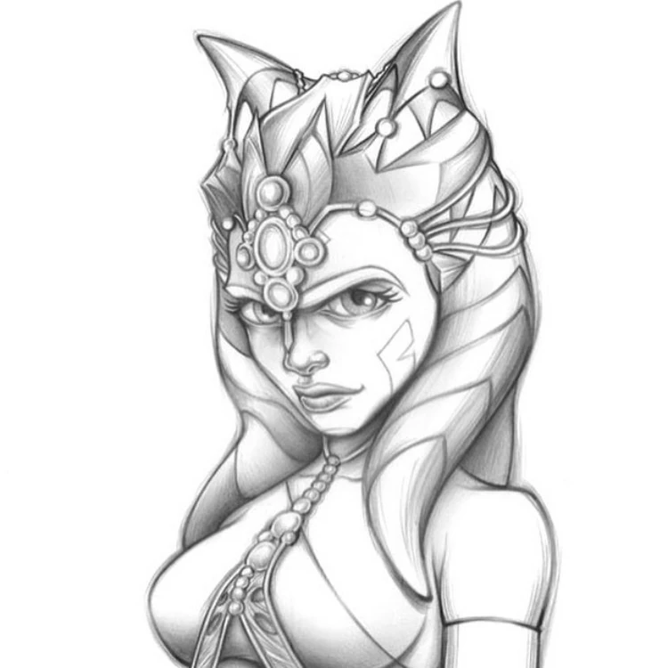 Рисовать асока тано