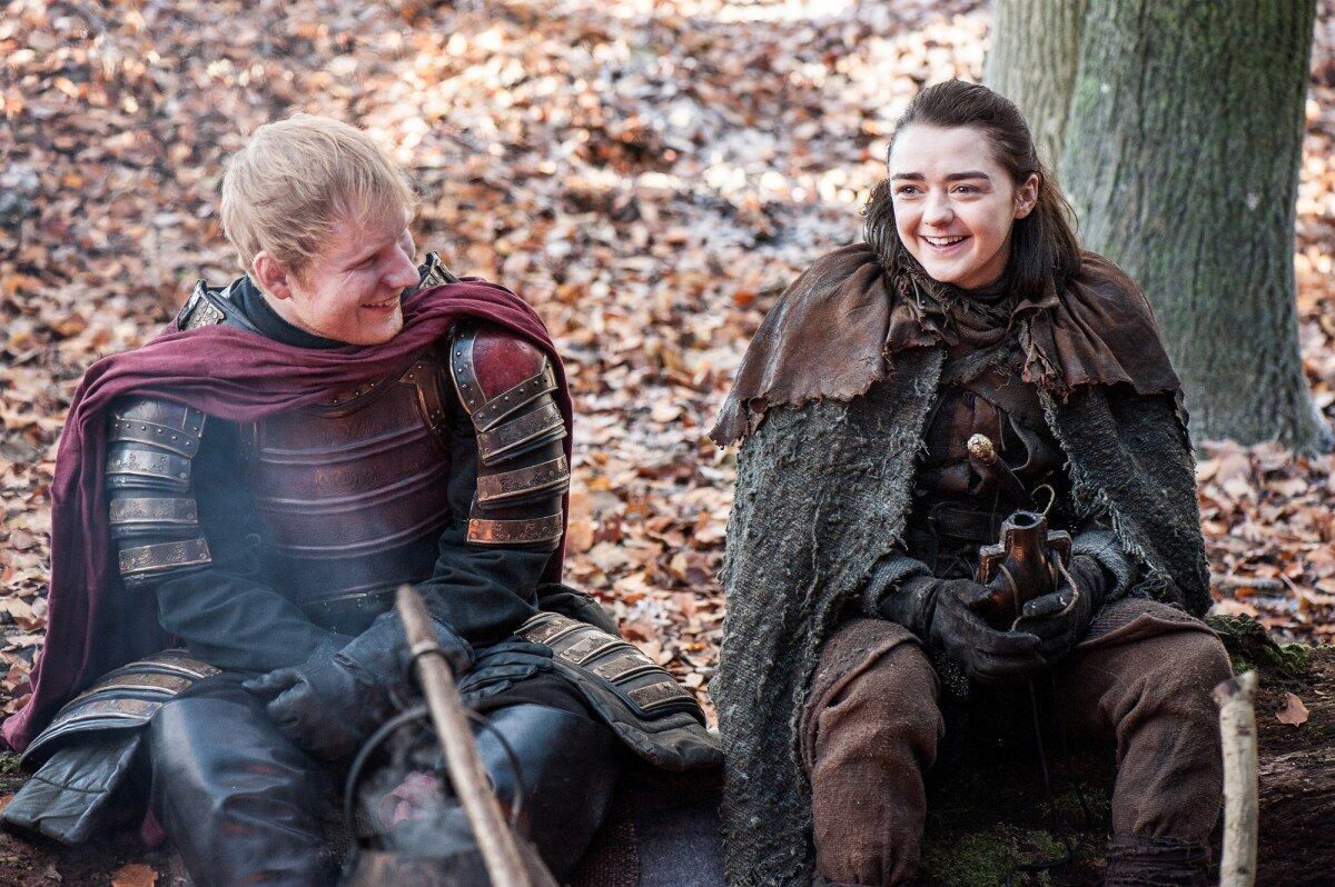 game-of-thrones-season-7-episode-1 arya stark ed sheeran