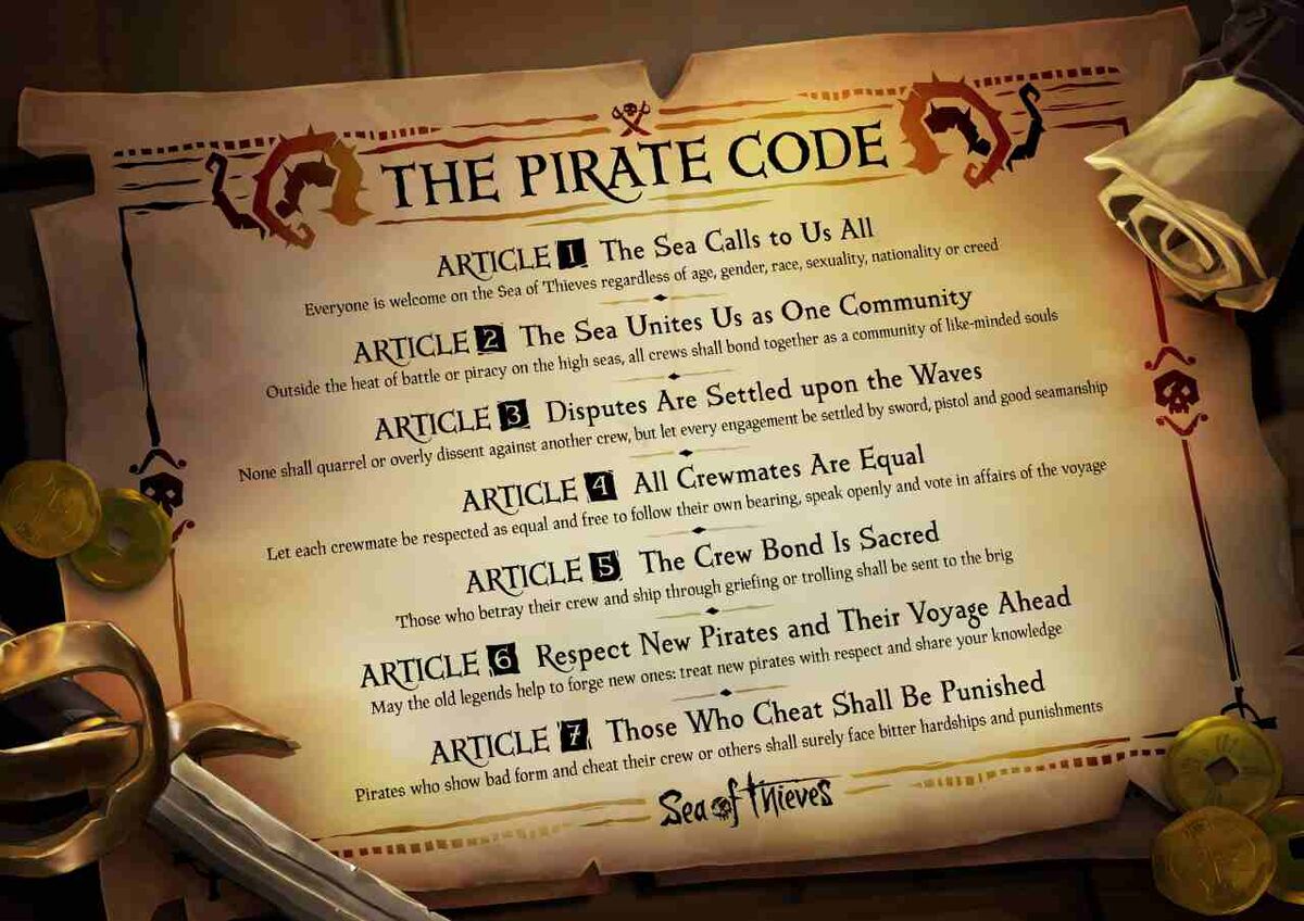 Sea of Thieves code of conduct