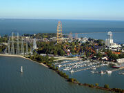 Cedar Point Aerial View