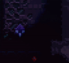 Blue torch