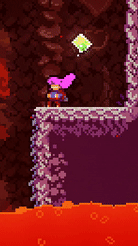 Rising magma