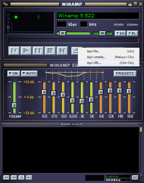 Winamp Radio Broadcast