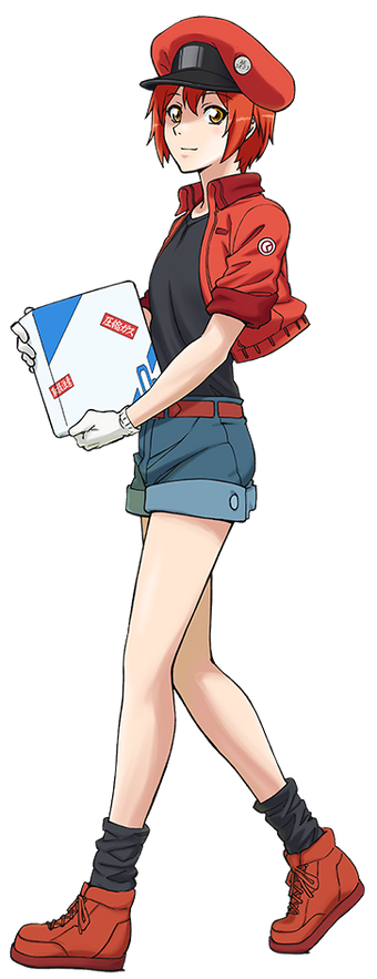 Cells At Work / Hataraku Saibou Anime Cosplay Costume Red Blood Cell Hataraku  Saibou Women Anime Cosplay