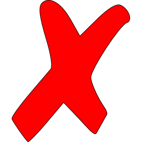 Image - Red x large.png | Censorship | FANDOM powered by Wikia