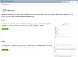 Wiki features screenshot