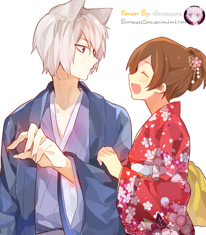 Image Render Tomoe And Nanami Kamisama Hajimemashita By