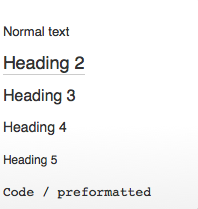 Paragraph format