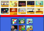 Example of homepage tiles