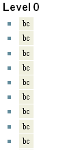 Template display