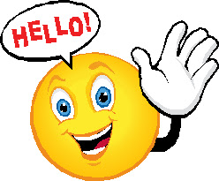 image 509f9 smiley face waving and saying hello bmp our life with