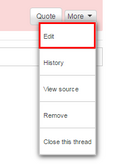 Thread Options
