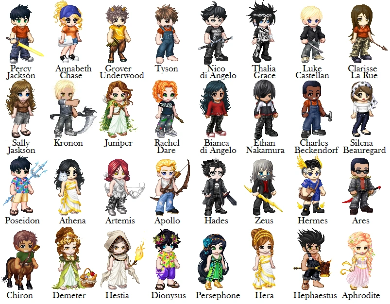 Image Percy Jackson Characters By Szrene99 d4qa9n1 png Community Central FANDOM Powered By 
