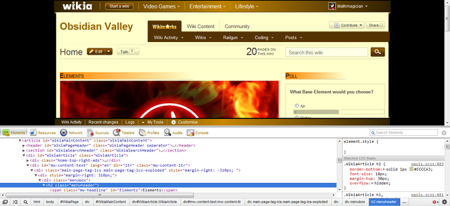 File:Developer tools Obsidian Valley wiki CSS.png