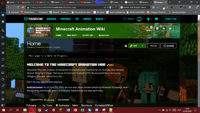 Minecraft Animation Wiki Screencap