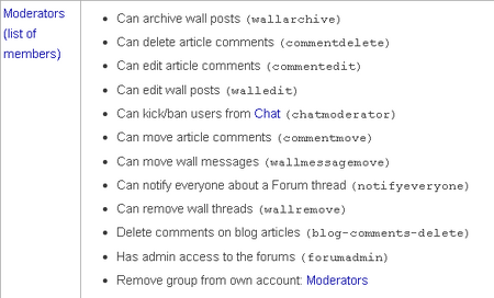 Default Discussion Moderator abilities