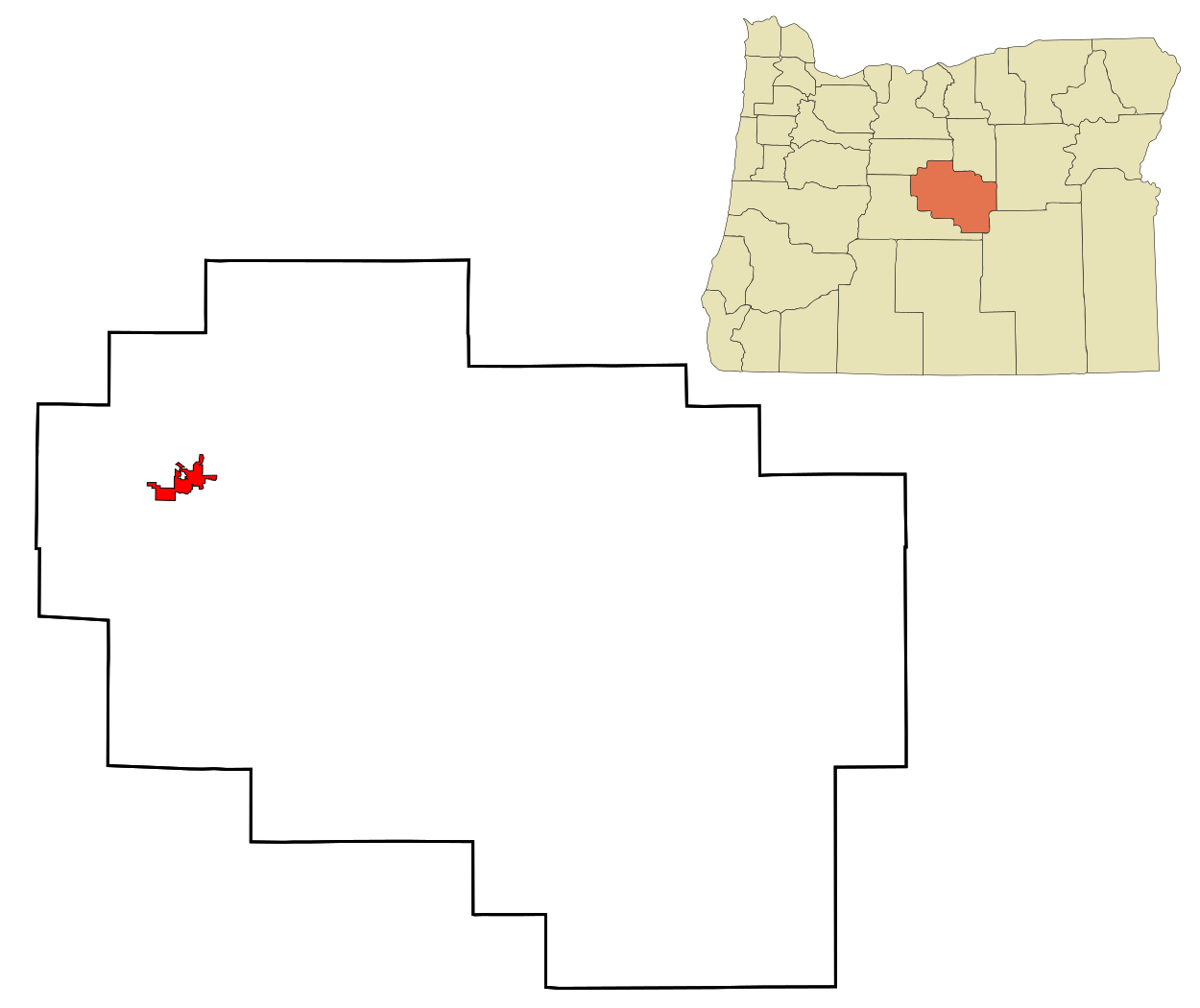 Image Crook County Oregon Incorporated and Unincorporated areas