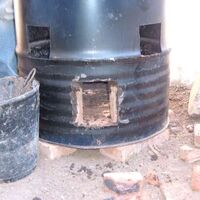 Por Amor A La Tierra Quemas Alternativas Horno Bidon Baja Con