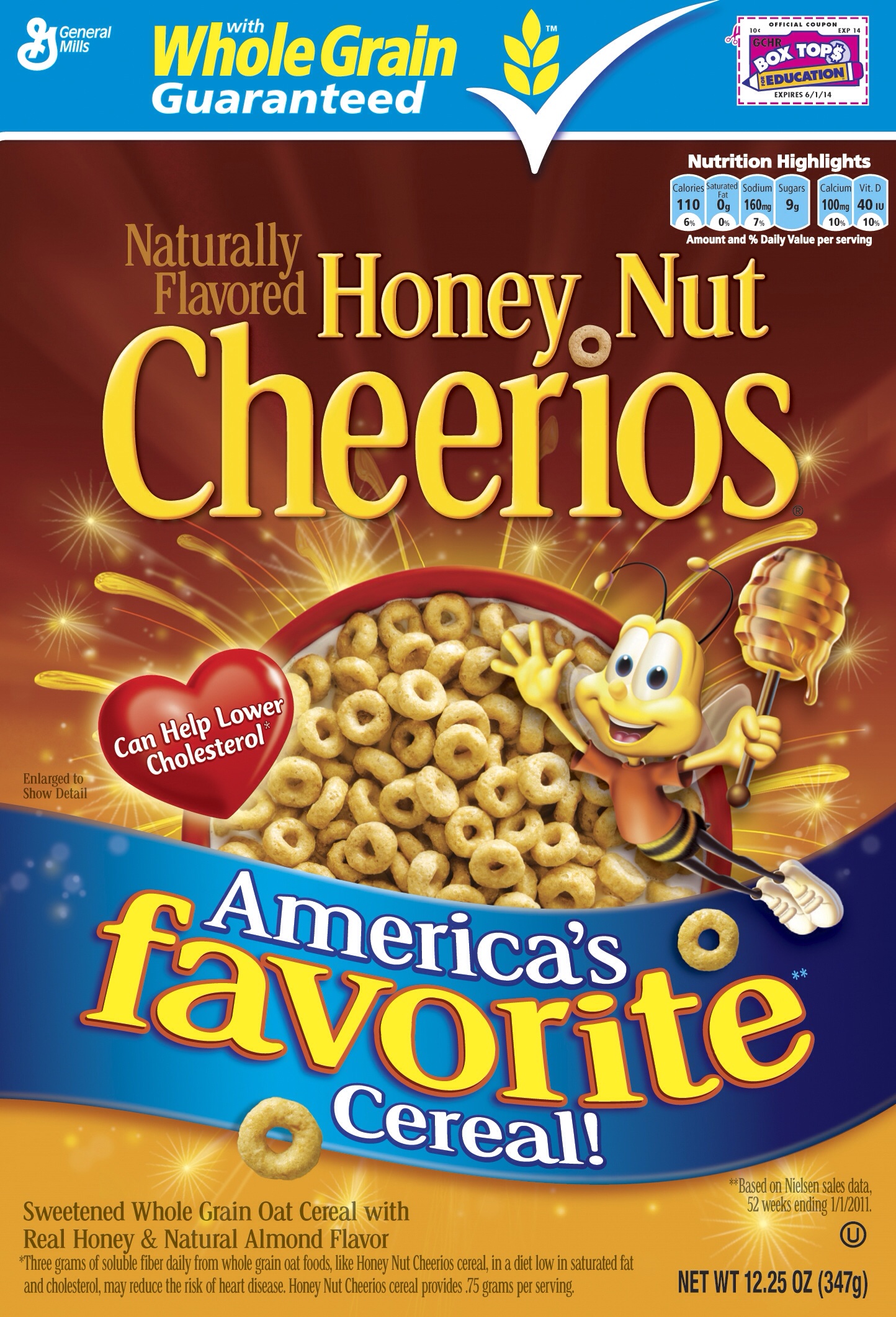 honey nut cheerio ingredients