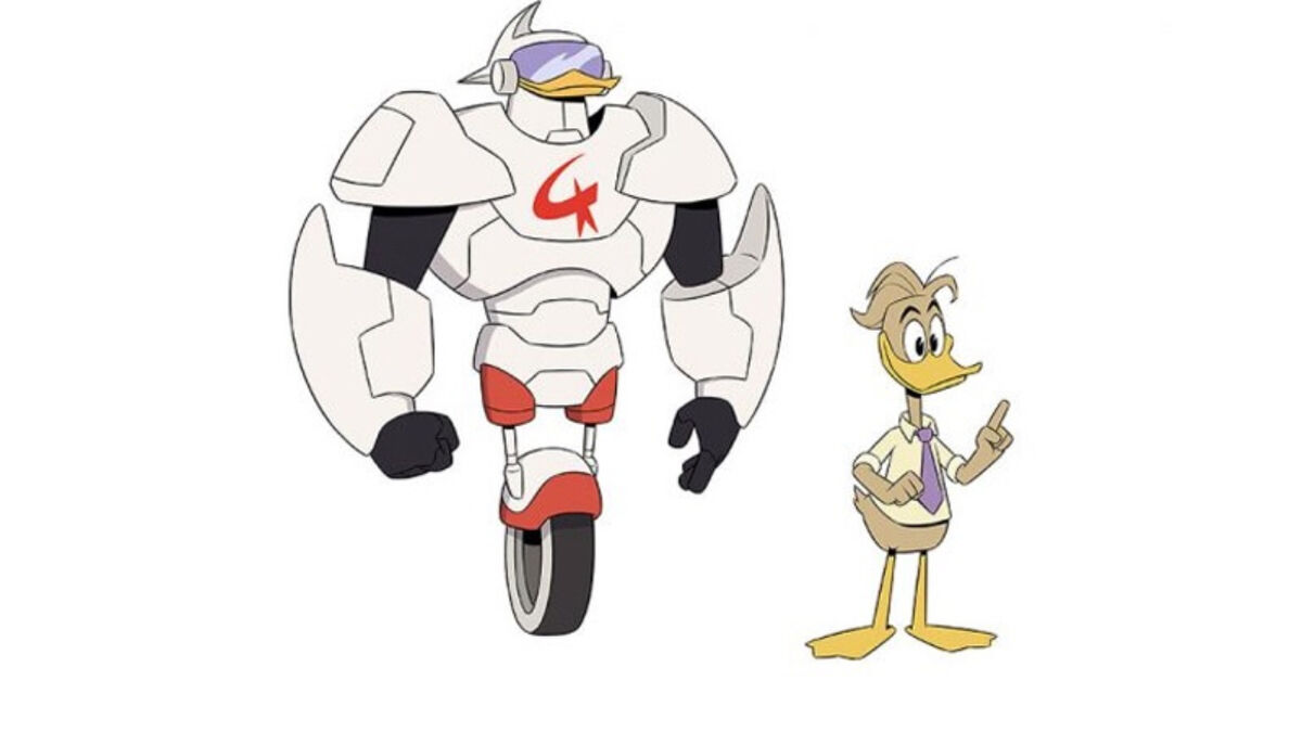 Fenton Crackshell-Cabrera and his alter-ego Gizmoduck