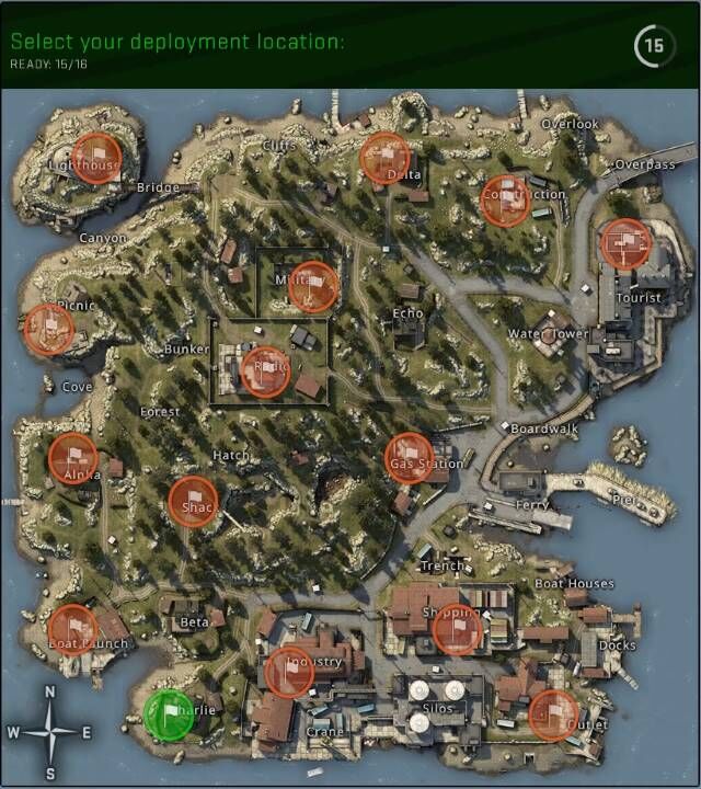 Blacksite map spawn points CSGO Danger Zone battle royale