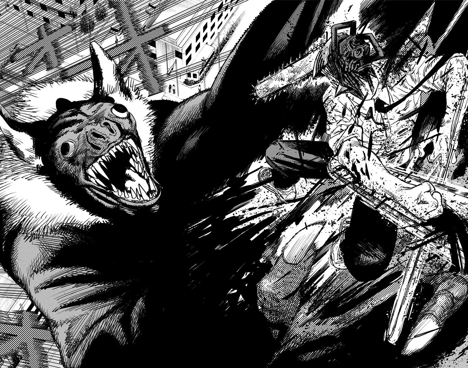 Man манга. Человек-бензопила Chainsaw man. Человек бензопила Денджи демон.