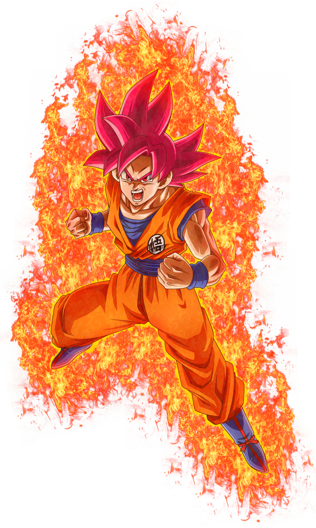 Image Super Saiyan God Goku Renderpng Character Stats And Profiles